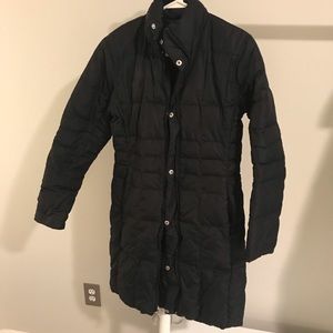 Lands End Long Puffer Down Jacket